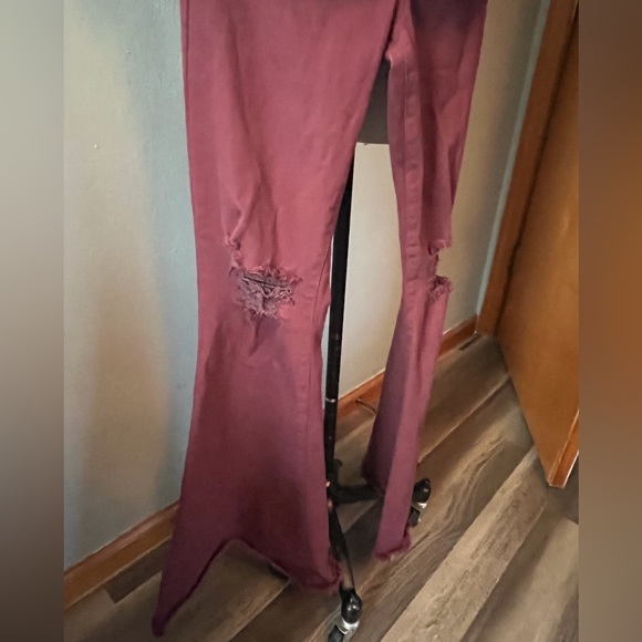Altered State Flare High Waist Distressed Jeans Size 26 Small - Picture 3 of 7